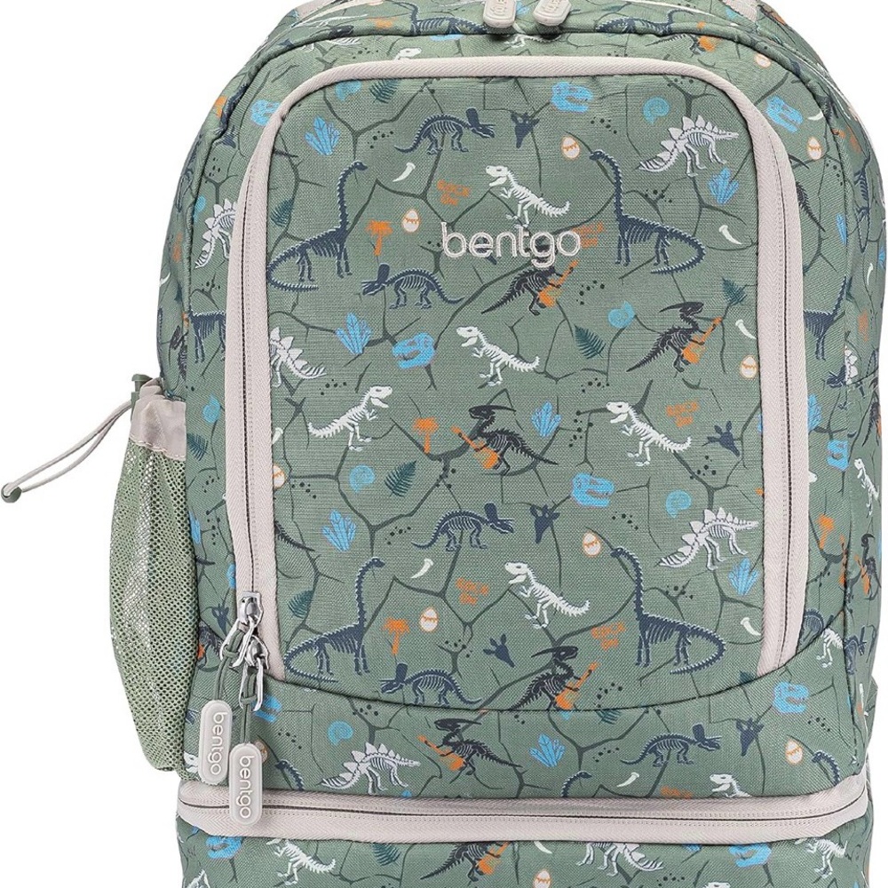 Bentgo Kids Dinosaur Backpack - Green